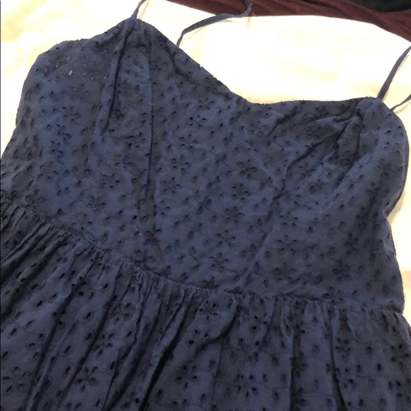 Navy blue summer dress - Picture 1 of 5